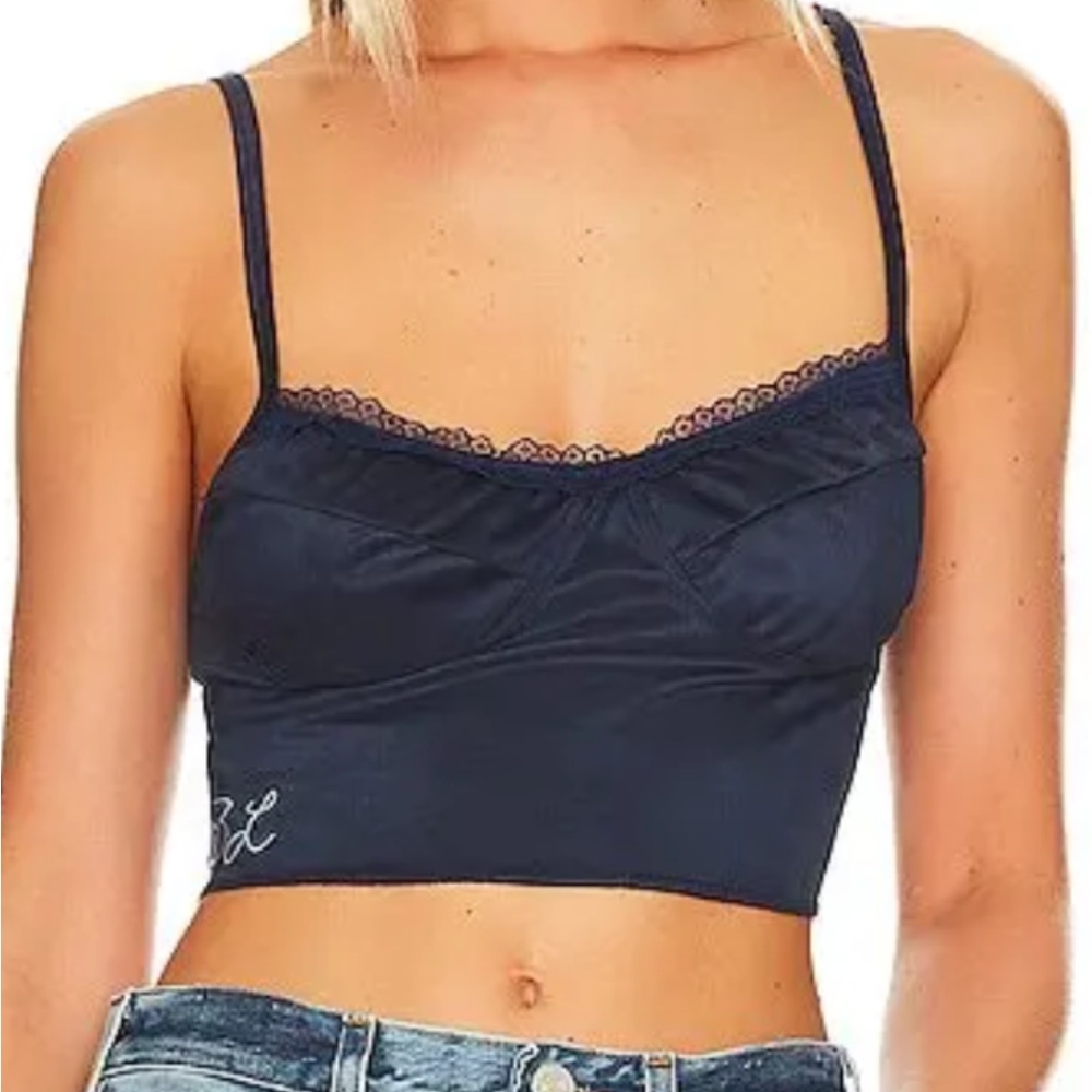 Boys Lie Bustier in Navy - NWOT Size M